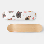 Katzenmuster Skateboard (Horizontal)