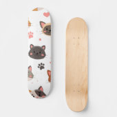 Katzenmuster Skateboard (Vorderseite)
