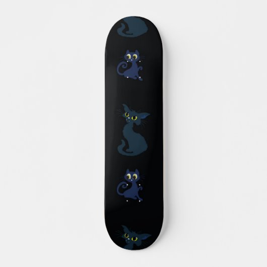 Katzenmuster Skateboard (Vorne)
