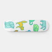 Katzenmuster Skateboard (Horizontal)