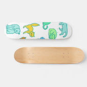 Katzenmuster Skateboard (Horizontal)