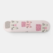 Katzenmuster Skateboard (Horizontal)