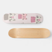 Katzenmuster Skateboard (Horizontal)