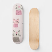Katzenmuster Skateboard (Vorderseite)