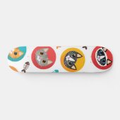 Katzenmuster Skateboard (Horizontal)
