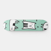 Katzenmuster Skateboard (Horizontal)