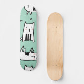 Katzenmuster Skateboard (Vorderseite)