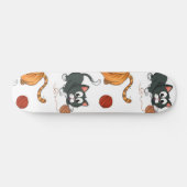 Katzenmuster Skateboard (Horizontal)