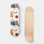 Katzenmuster Skateboard (Vorderseite)