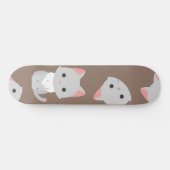 Katzenmuster Skateboard (Horizontal)