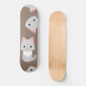 Katzenmuster Skateboard (Vorderseite)