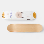 Katzenmuster Skateboard (Horizontal)