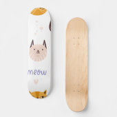 Katzenmuster Skateboard (Vorderseite)