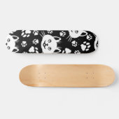 Katzenmuster Skateboard (Horizontal)