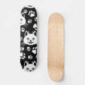 Katzenmuster Skateboard (Vorderseite)