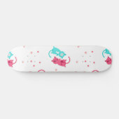 Katzenmuster Skateboard (Horizontal)