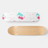 Katzenmuster Skateboard (Horizontal)
