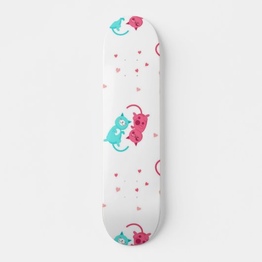 Katzenmuster Skateboard (Vorne)
