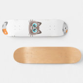 Katzenmuster Skateboard (Horizontal)