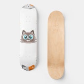 Katzenmuster Skateboard (Vorderseite)