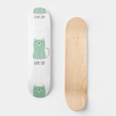 Katzenmuster Skateboard (Vorderseite)