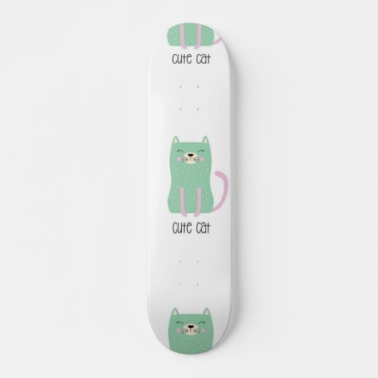 Katzenmuster Skateboard (Vorne)