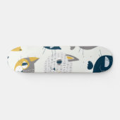 Katzenmuster Skateboard (Horizontal)