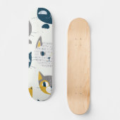 Katzenmuster Skateboard (Vorderseite)