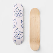 Katzenmuster Skateboard (Vorderseite)