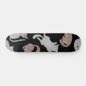 Katzenmuster Skateboard (Horizontal)