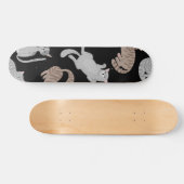 Katzenmuster Skateboard (Horizontal)
