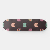 Katzenmuster Skateboard (Horizontal)
