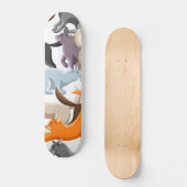 Katzenmuster Skateboard (Vorderseite)