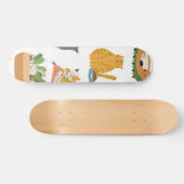 Katzenmuster Skateboard (Horizontal)