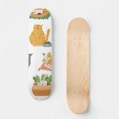 Katzenmuster Skateboard (Vorderseite)