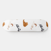 Katzenmuster Skateboard (Horizontal)