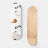 Katzenmuster Skateboard (Vorderseite)