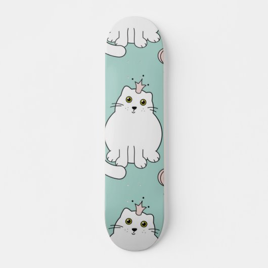 Katzenmuster Skateboard (Vorne)