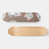 Katzenmuster Skateboard (Horizontal)