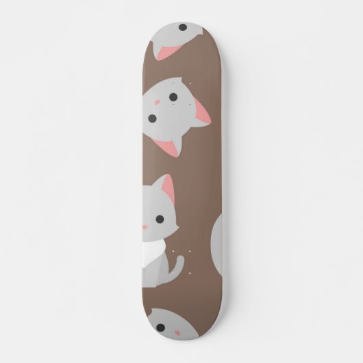 Katzenmuster Skateboard (Vorne)