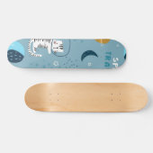 Katzenmuster Skateboard (Horizontal)
