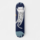 Katzenmuster Skateboard (Vorne)