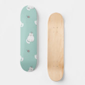 Katzenmuster Skateboard (Vorderseite)