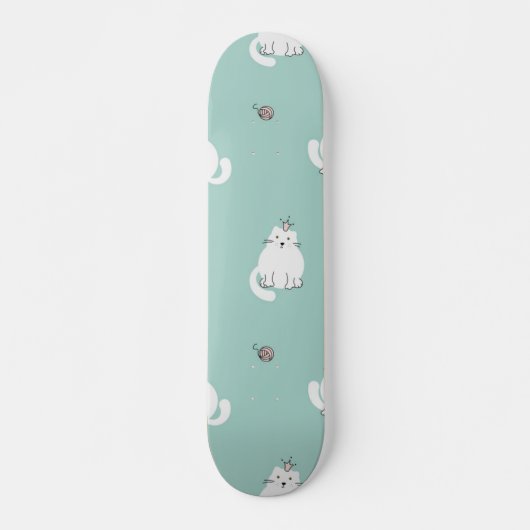 Katzenmuster Skateboard (Vorne)