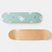 Katzenmuster Skateboard (Horizontal)
