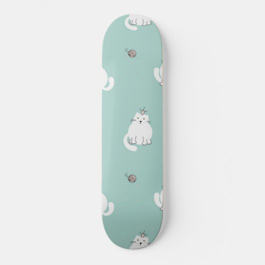 Katzenmuster Skateboard (Vorderseite)