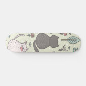 Katzenmuster Skateboard (Horizontal)