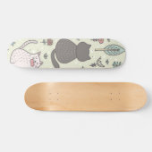 Katzenmuster Skateboard (Horizontal)