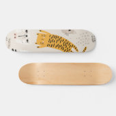 Katzenmuster Skateboard (Horizontal)