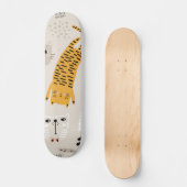 Katzenmuster Skateboard (Vorderseite)